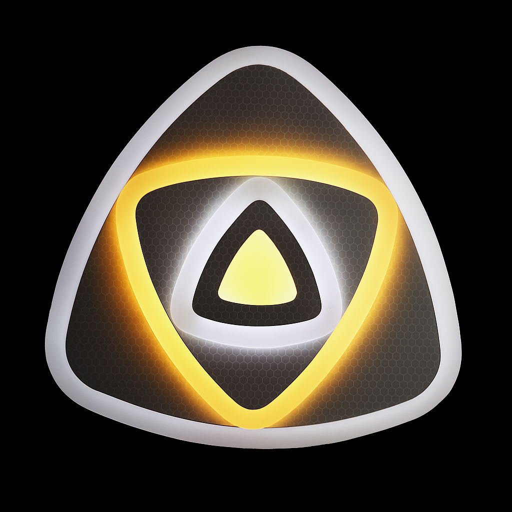 TRIANGLE LED Ceiling Light - Dimmable Avant-Garde Geometric Design