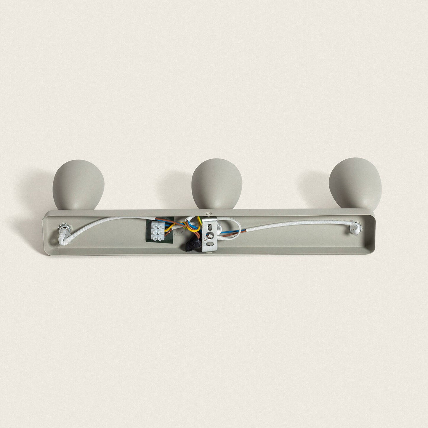 Aplique Aluminio Rectangular Adrien 3 Focos
