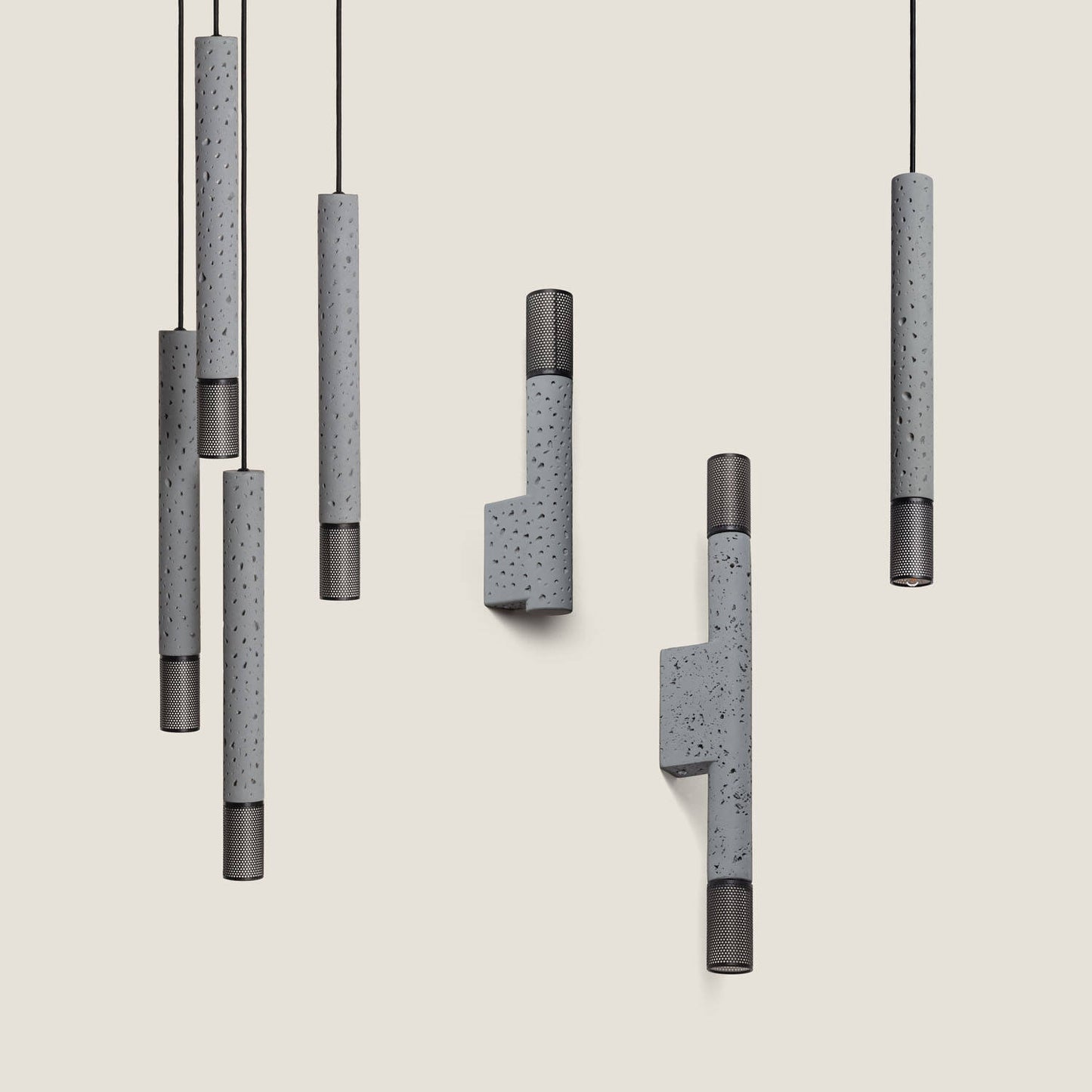 Aplique de Pared Cemento Dinska Duo