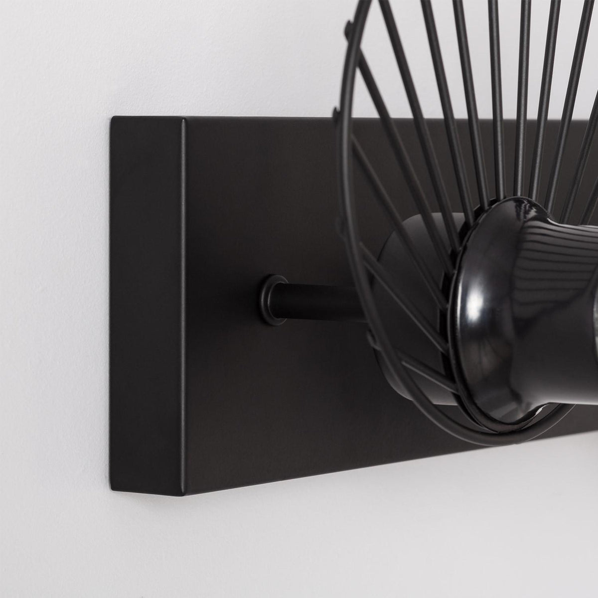 Aplique de Pared de Metal 3 Focos Kibanda Koto
