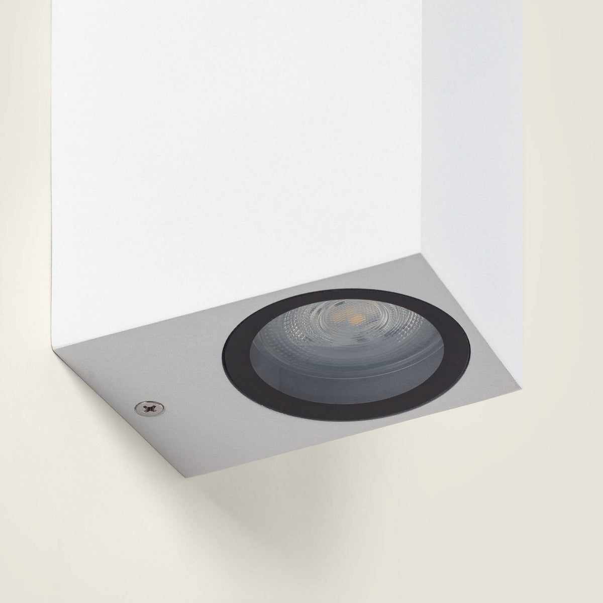 Aplique de Pared Exterior Aluminio Iluminación Doble Cara Miseno Blanco