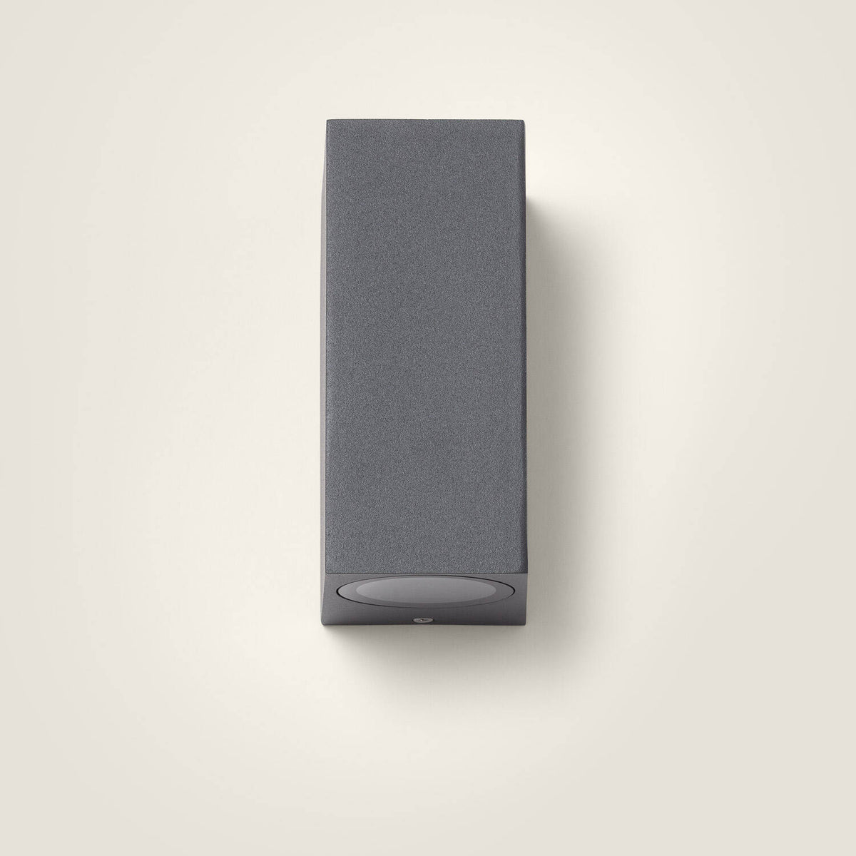 Aplique de Pared Exterior Aluminio Iluminación Doble Cara Miseno Gris Oscuro