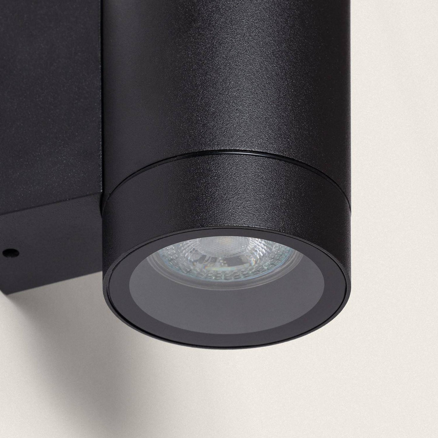 Aplique de Pared Exterior Aluminio Negro Oakham