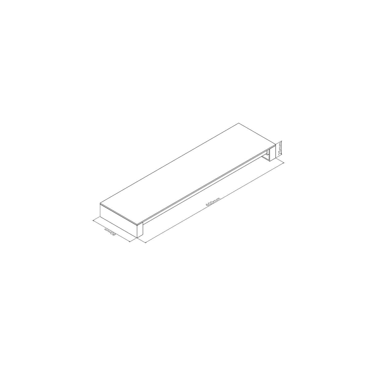 Aplique de Pared Exterior LED 20W Aluminio Bathen