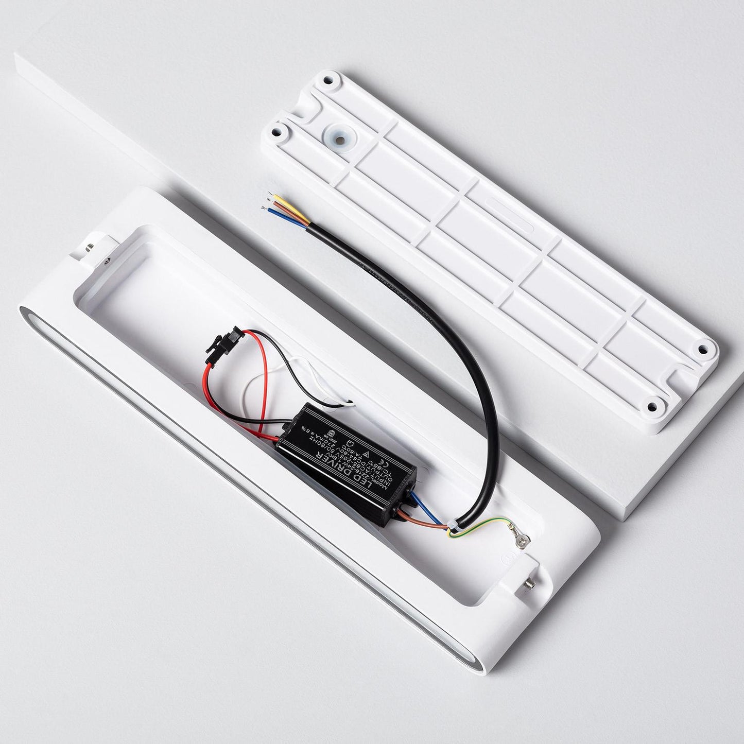 Aplique de Pared Exterior LED 20W Aluminio Rectangular Iluminación Doble Cara Luming Blanco