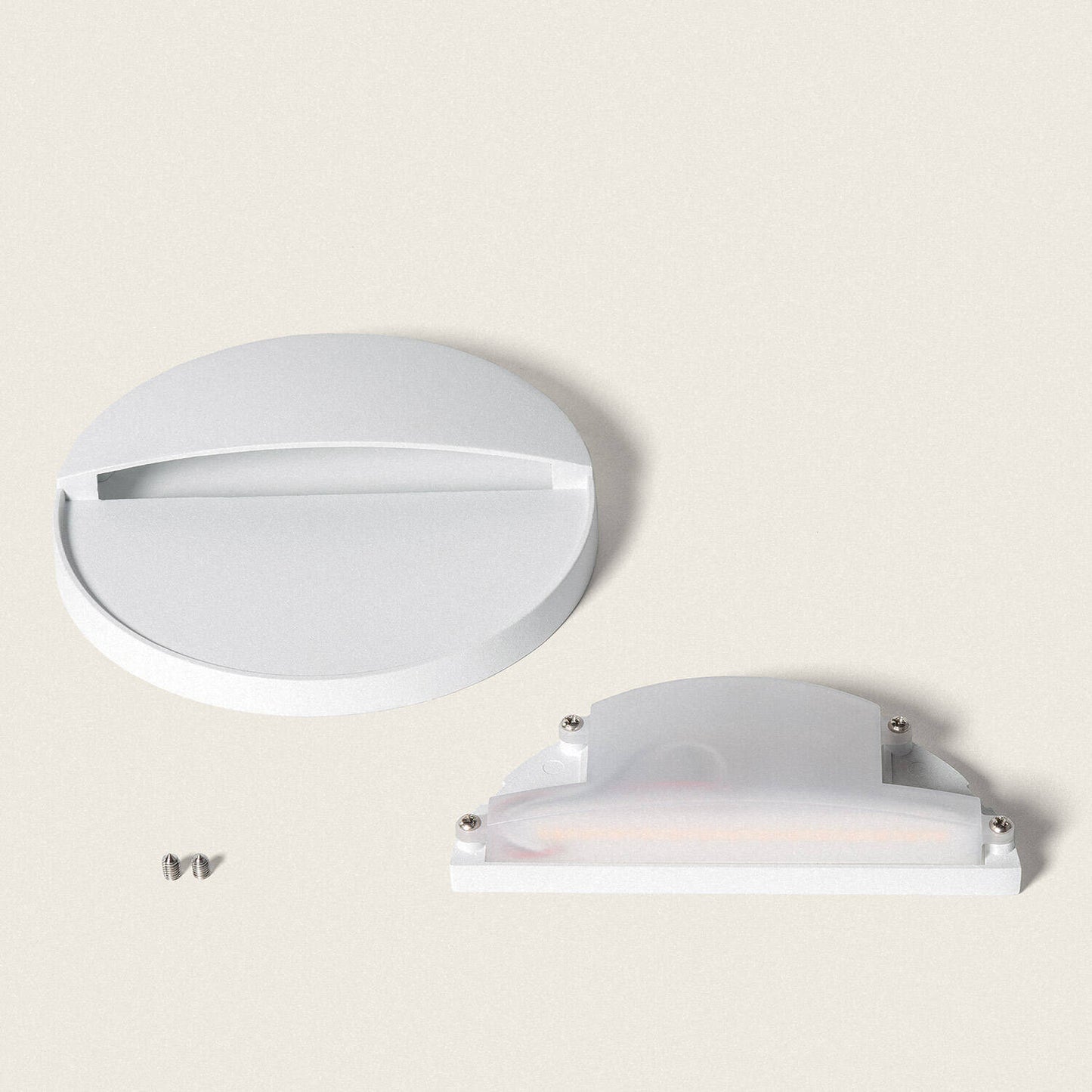 Aplique de Pared Exterior LED 6.5W CCT Seleccionable Aluminio Superficie Circular Jade