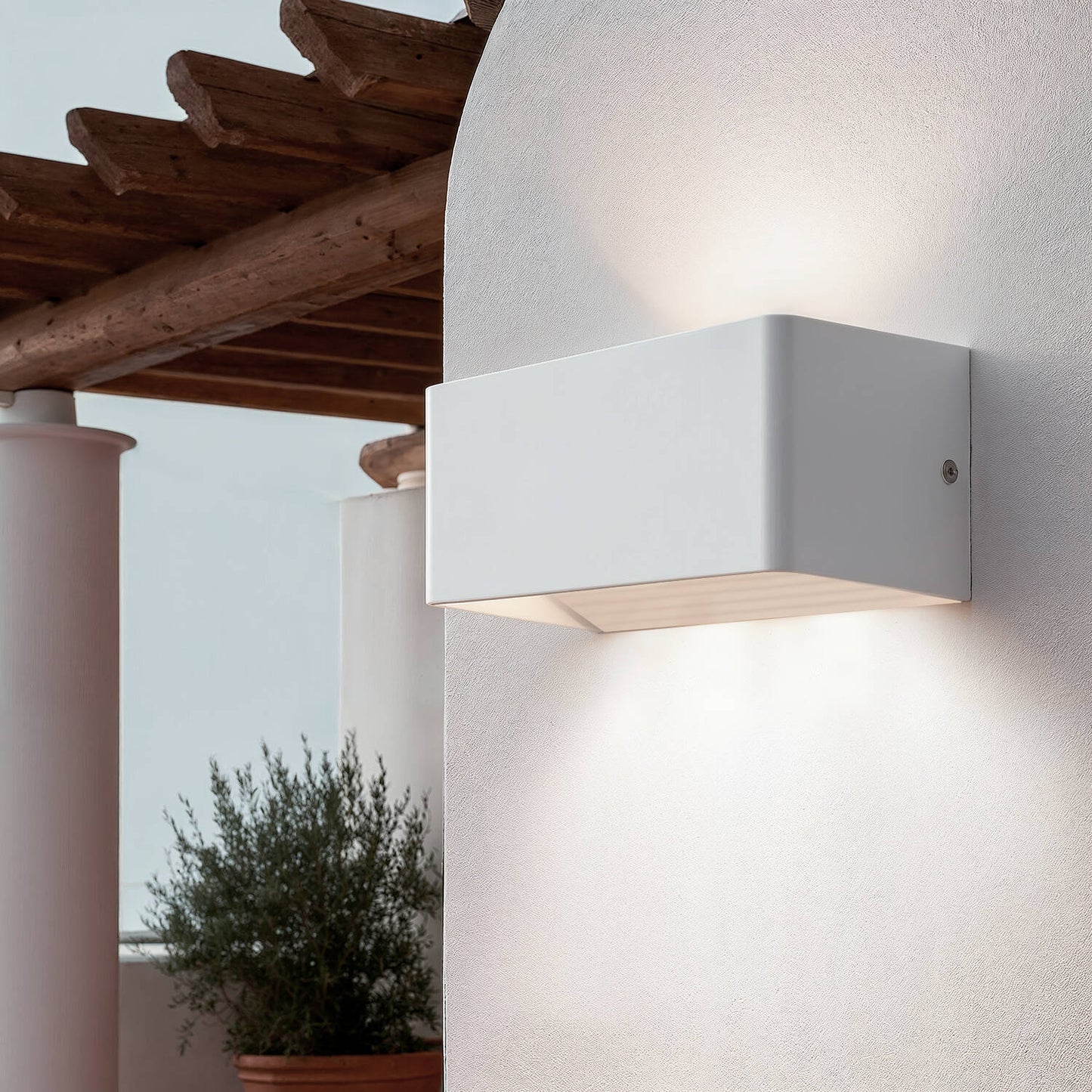 Aplique de Pared LED 6W Aluminio Superficie Kawek