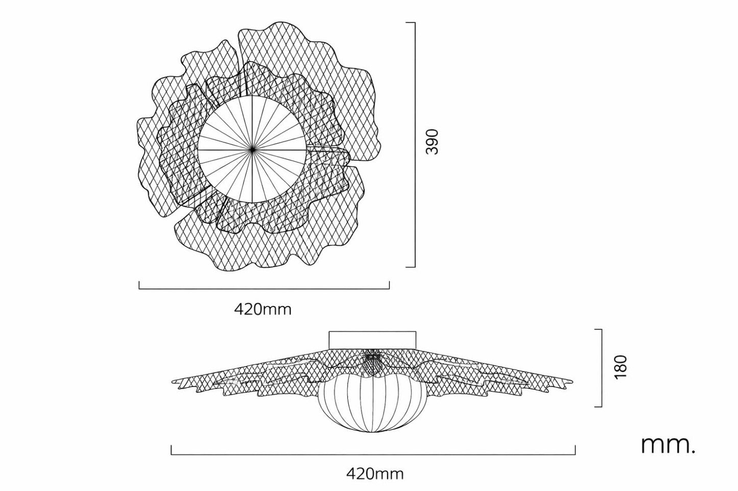 Aplique de Pared Metal y Cristal Pianella ILUZZIA