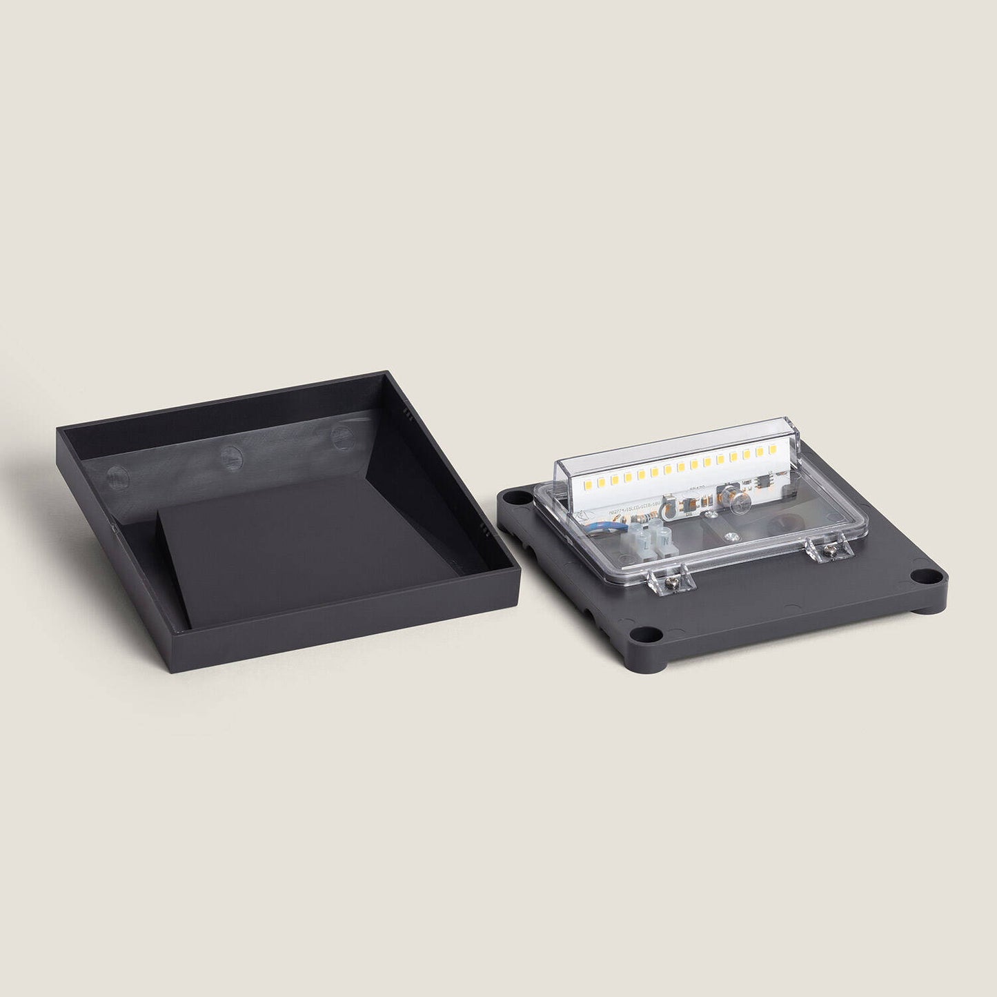 Baliza Exterior LED 1.5W Superficie Pared Antracita Clover