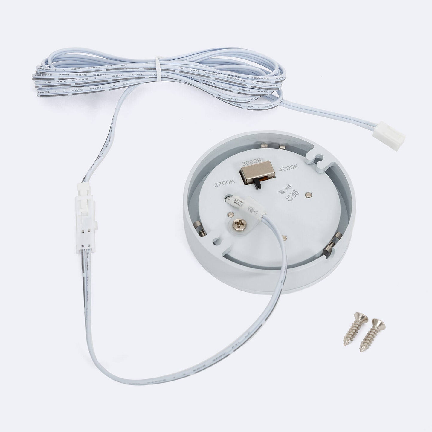 Downlight Plafón LED Bajo Mueble 3W 12V DC Circular Ø70 mm