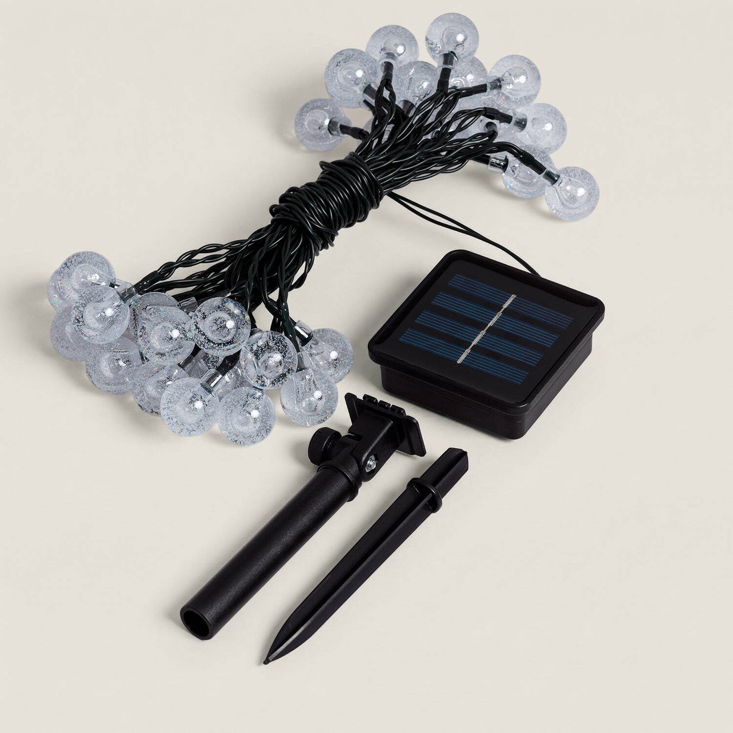 Guirnalda Solar Exterior 30 Bolas LED 5m