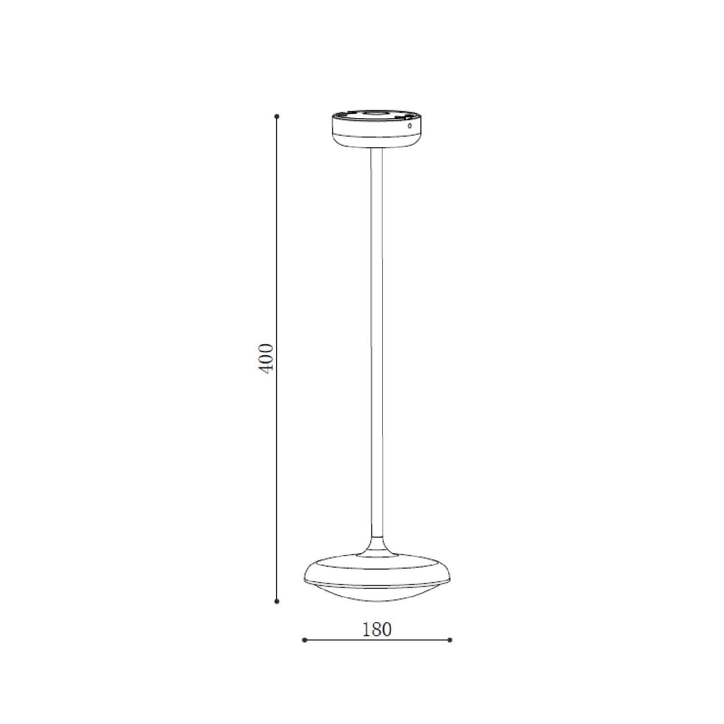 Lámpara Colgante Exterior LED 12W Aluminio Mixi