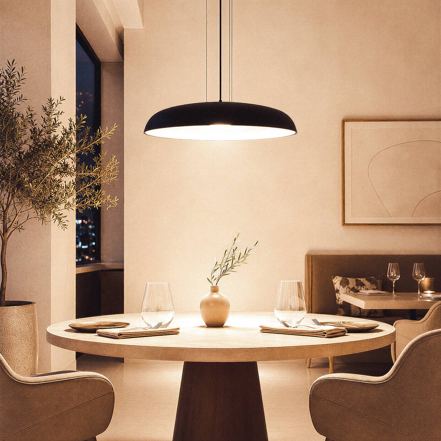 Lámpara Colgante Acústica LED 30W Fieltro Misis-L