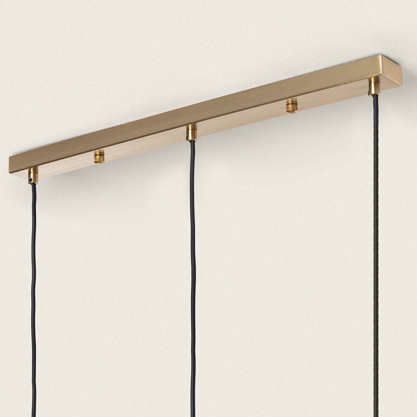 Lámpara Colgante Metal y Cristal Moonlight Brass 3 Focos