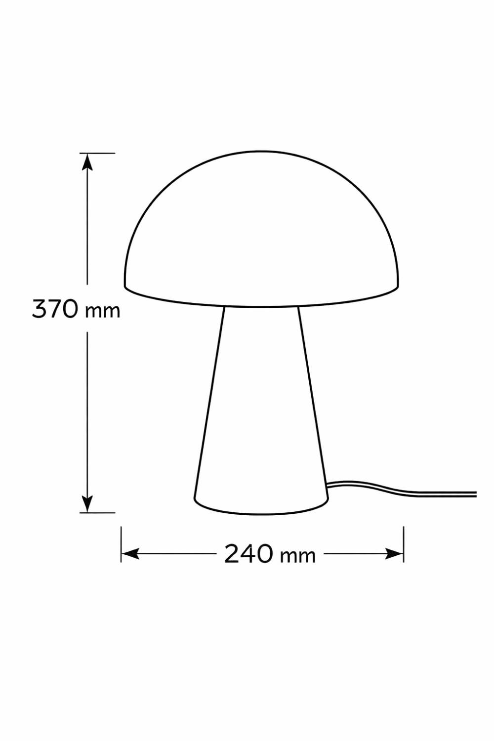 Lámpara de Mesa Cemento Claro Besnica