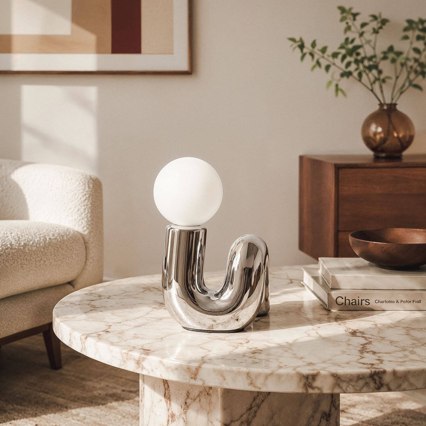 Lámpara de Mesa Cerámica Arlo