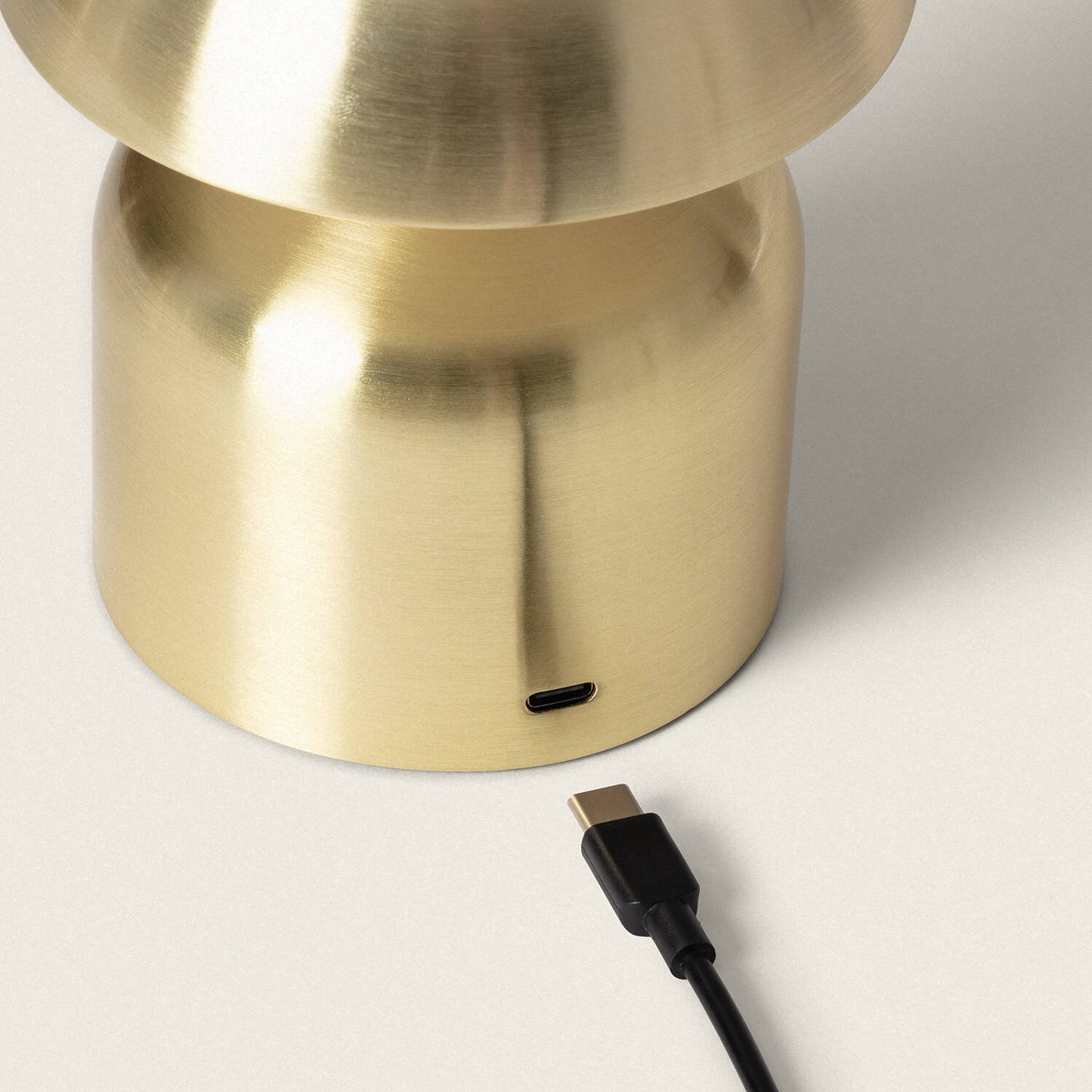 Lámpara de Mesa LED Portátil Metal con Batería USB Recargable Ibbie