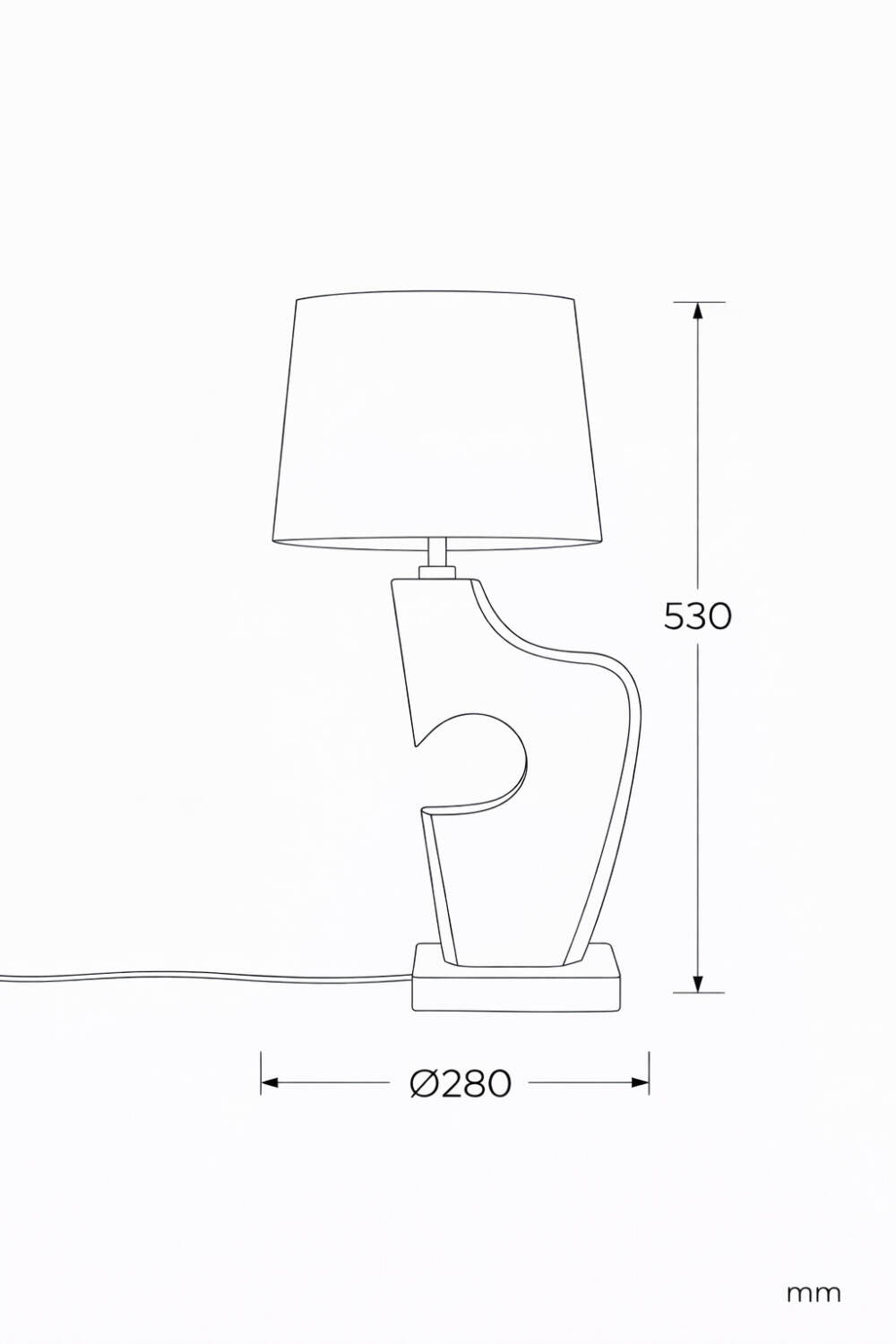 Lámpara de Mesa Madera Hunar IV ILUZZIA