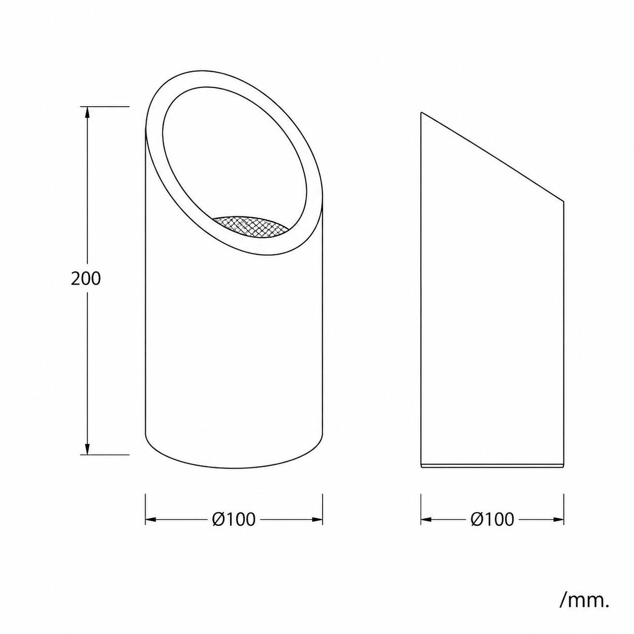 Lámpara de Mesa Yeso Rise Uplighter