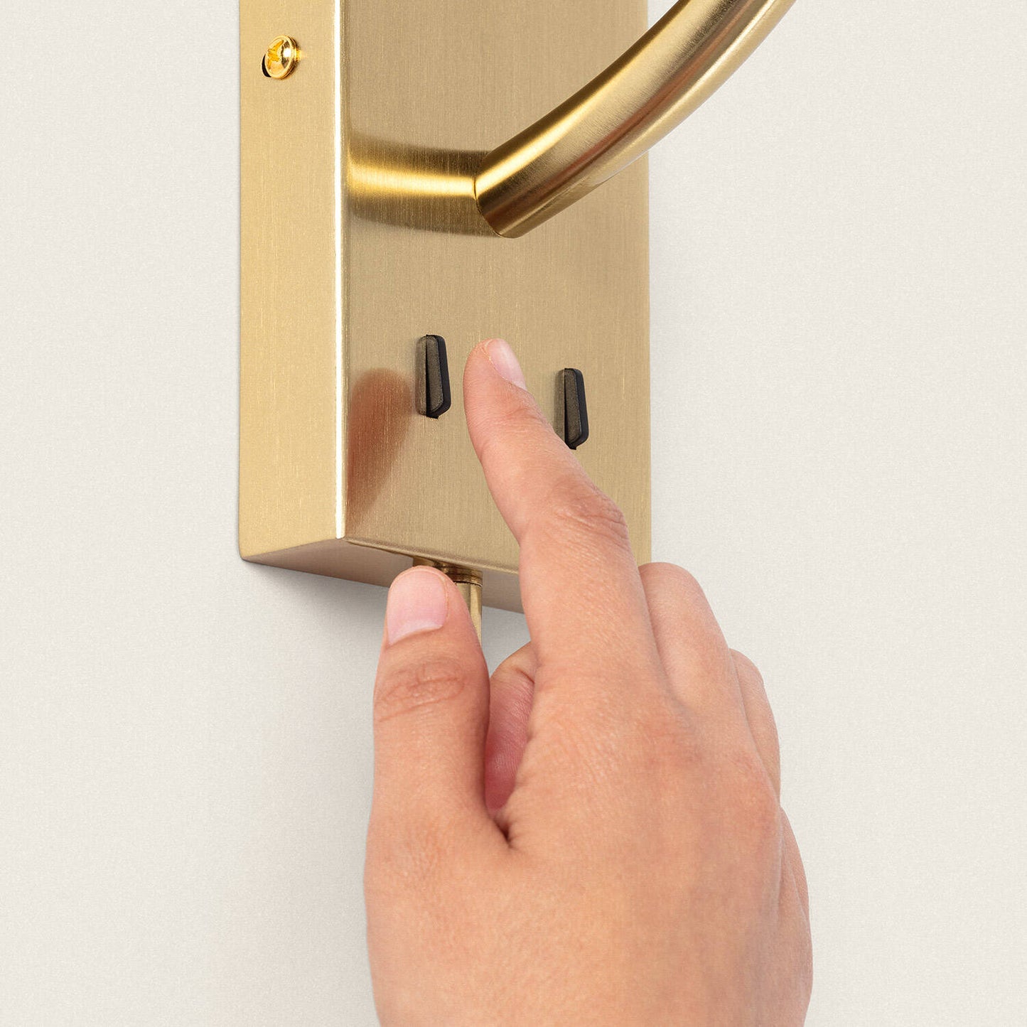 Lámpara de Pared con Luz de Lectura 2.5W Metal Gold-Teylo Conne