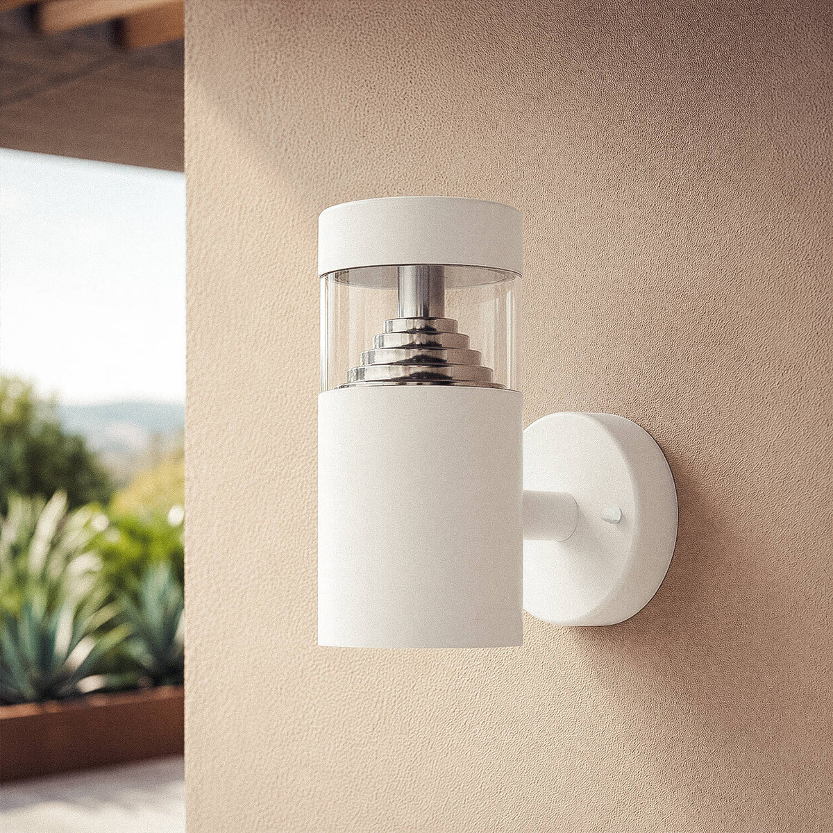 Lámpara de Pared Exterior LED 5W Acero Inoxidable Inti White