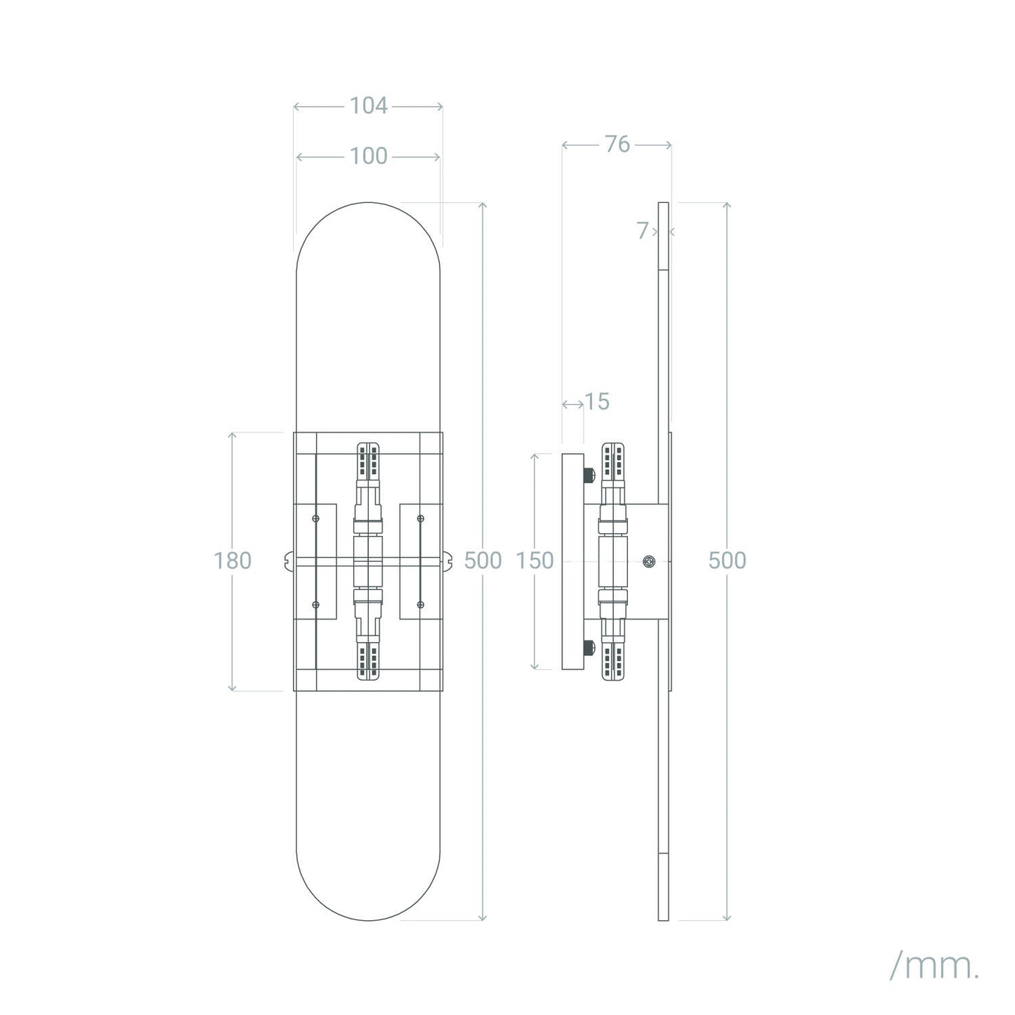 Lámpara de Pared Metal y Mármol Nandra