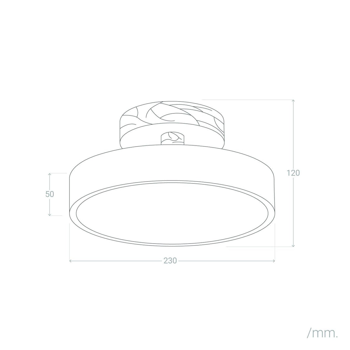 Lámpara de Techo LED 12W Madera y Aluminio CCT Seleccionable Whisty