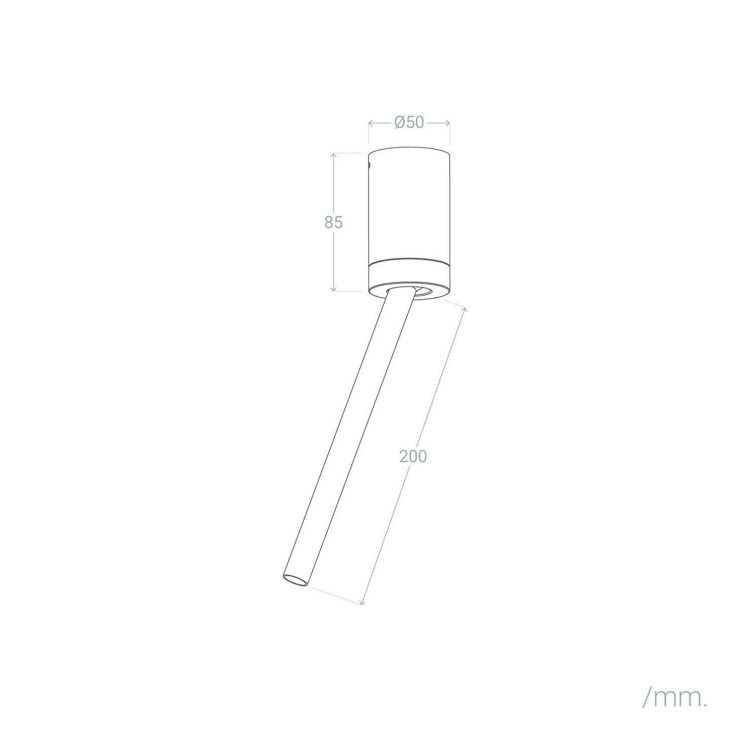 Lámpara de Techo LED 4W Aluminio Arwen