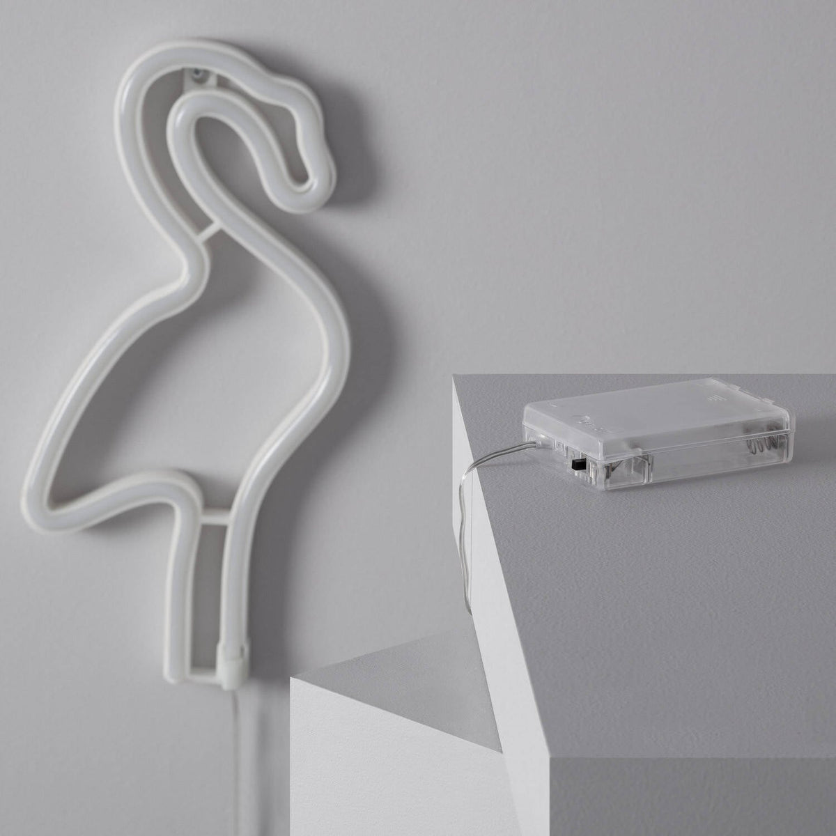 Neón LED Flamingo con Batería
