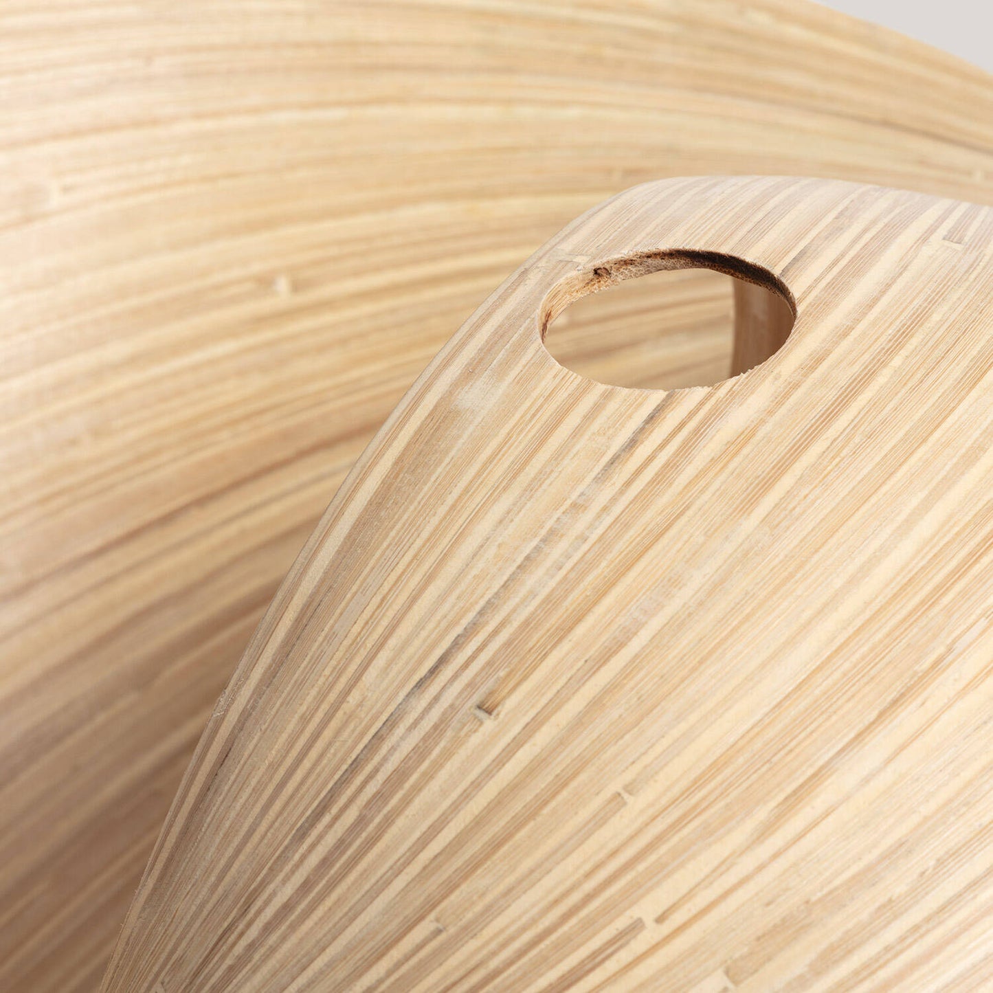 Pantalla Lámpara Colgante Bambú Shuka Big Acacia Ø600 mm ILUZZIA