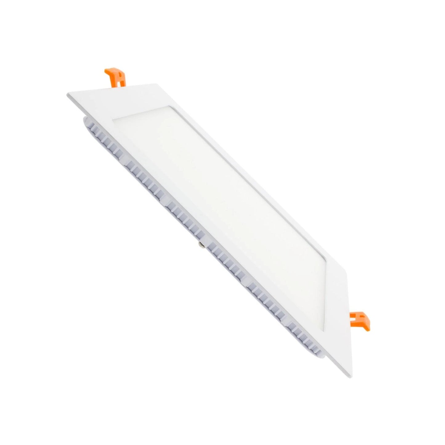 Lote Downlight LED Profesional: Cuadrado, blanco, de empotrar, 6.000K.