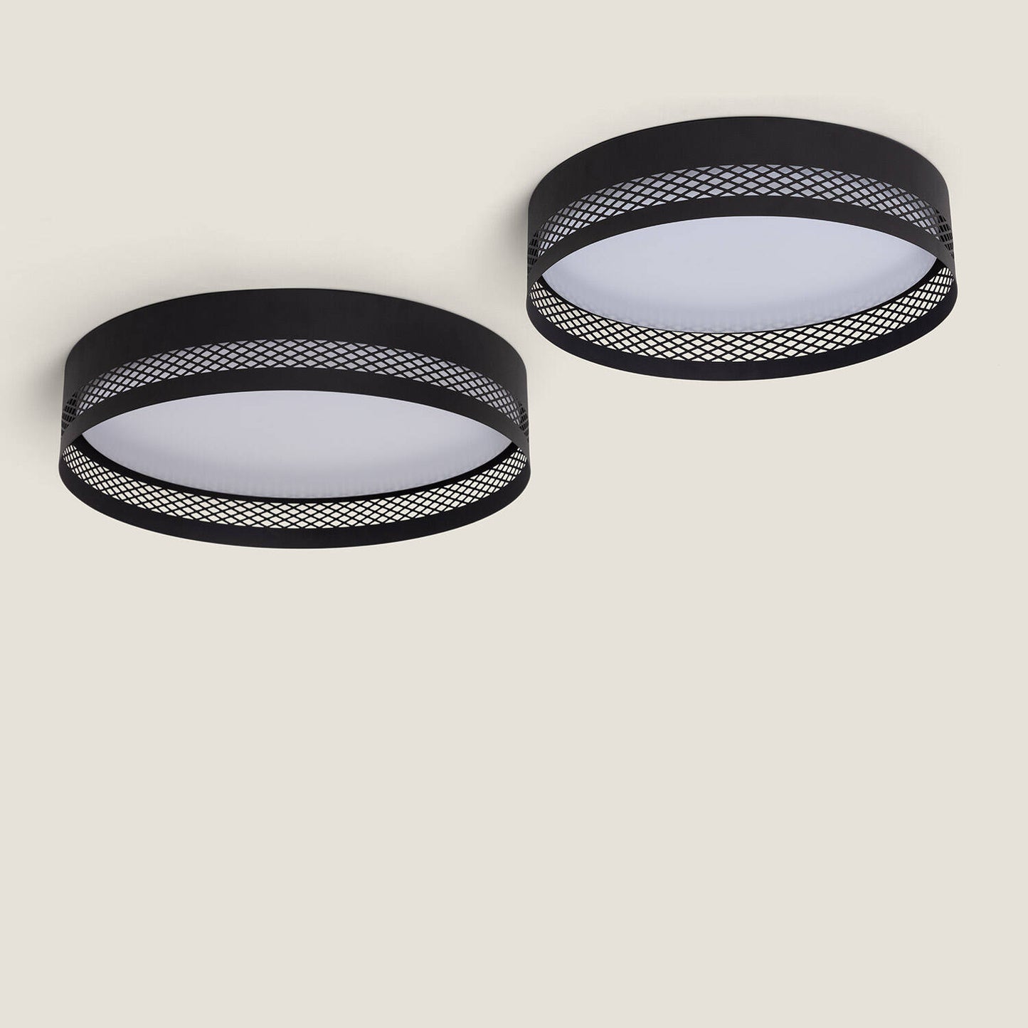 Plafón de Techo LED 30W Acero Saska S