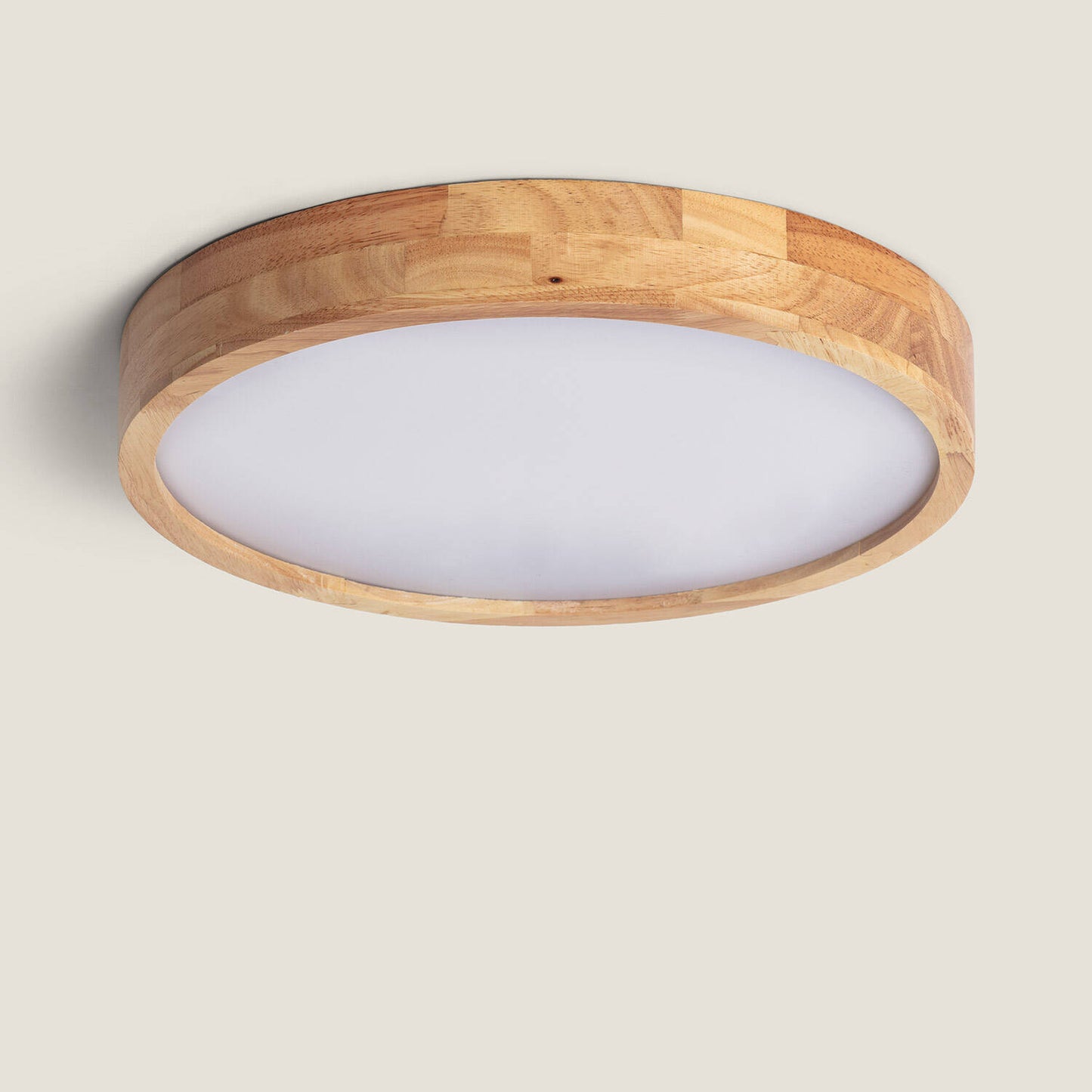 Plafón LED 20W Circular Madera Ø400 mm CCT Seleccionable Kayu