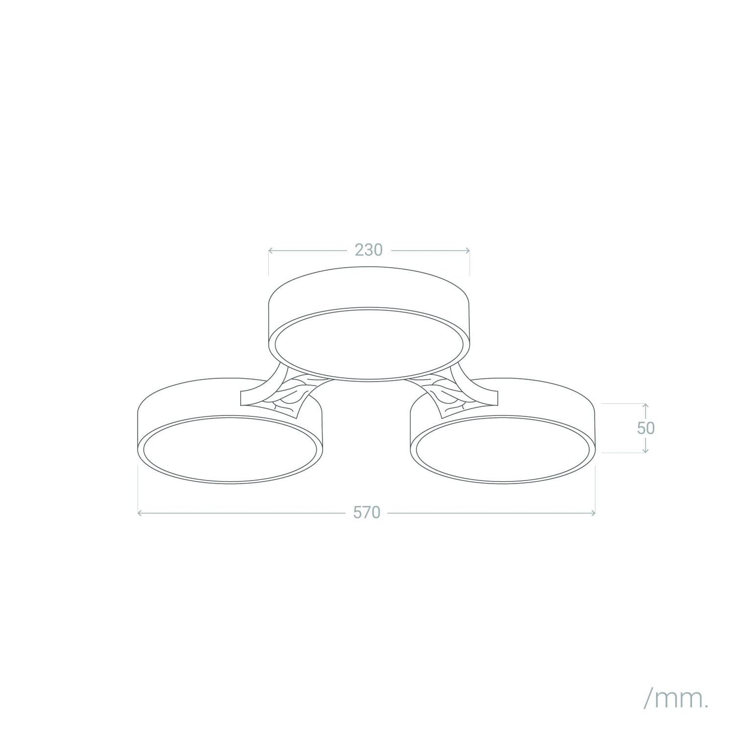 Plafón LED 30W Madera y Aluminio CCT Seleccionable Sams