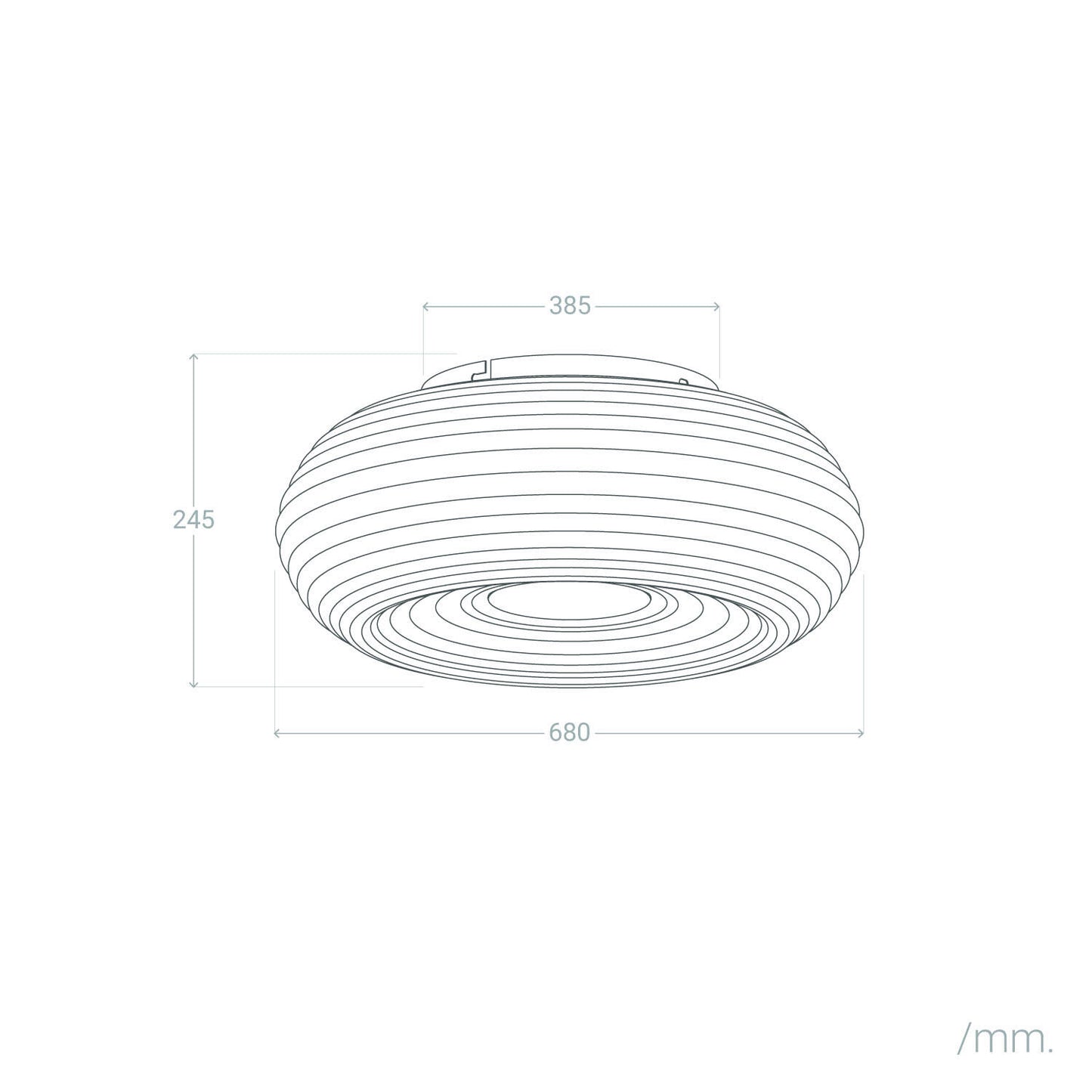 Plafón LED 60W Casey L