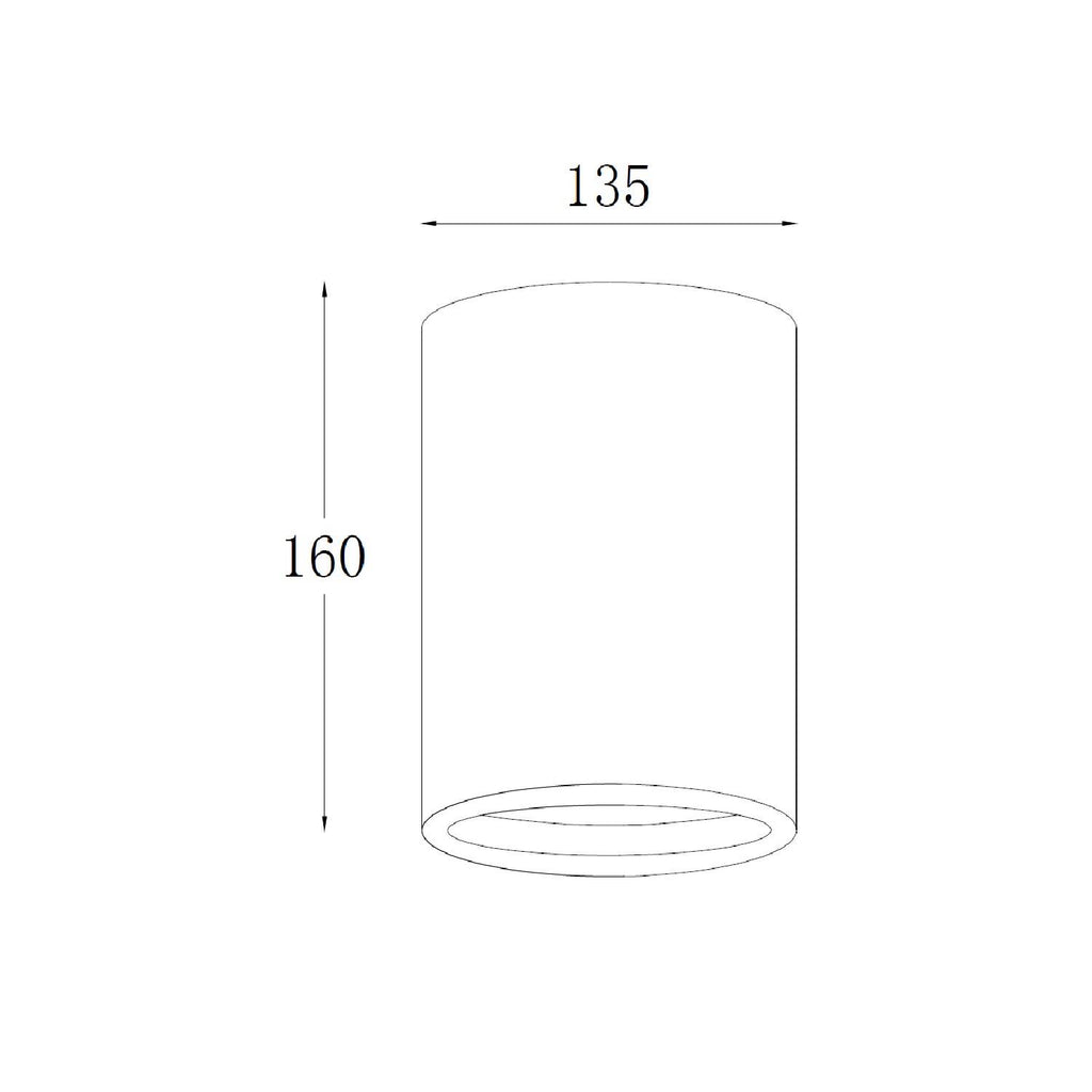 Aplique de Techo Yeso Big Vulni
