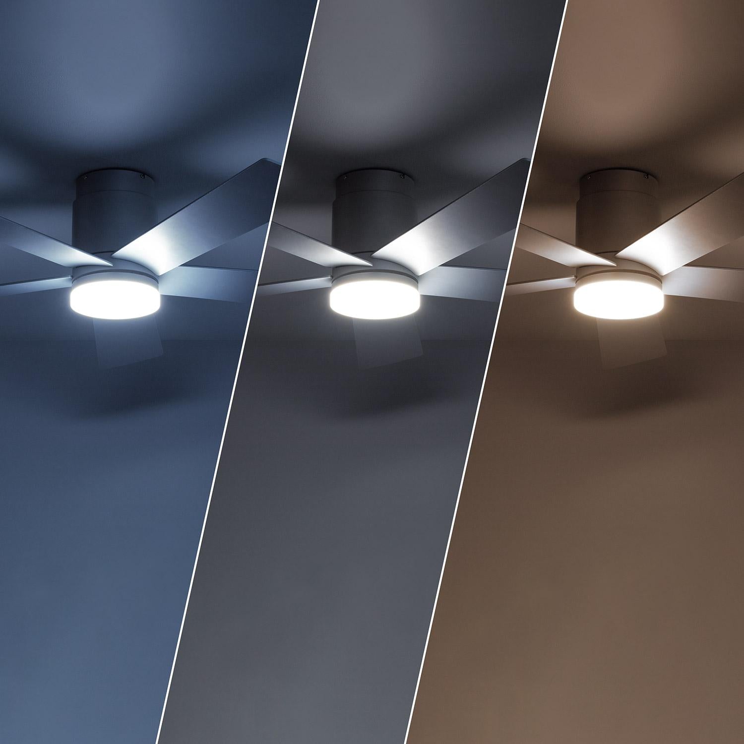 Ventilador de Techo Silencioso Flatiron 132cm Motor DC para Exterior