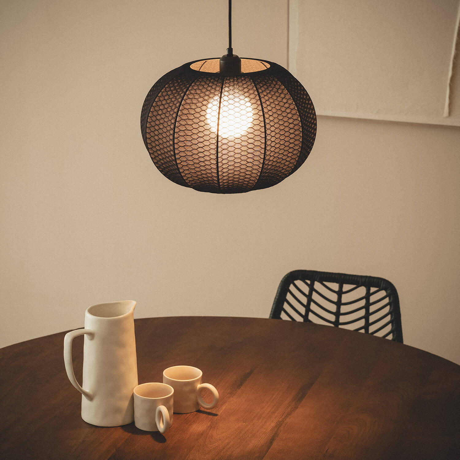 Lámpara Colgante Algodón Taupiri