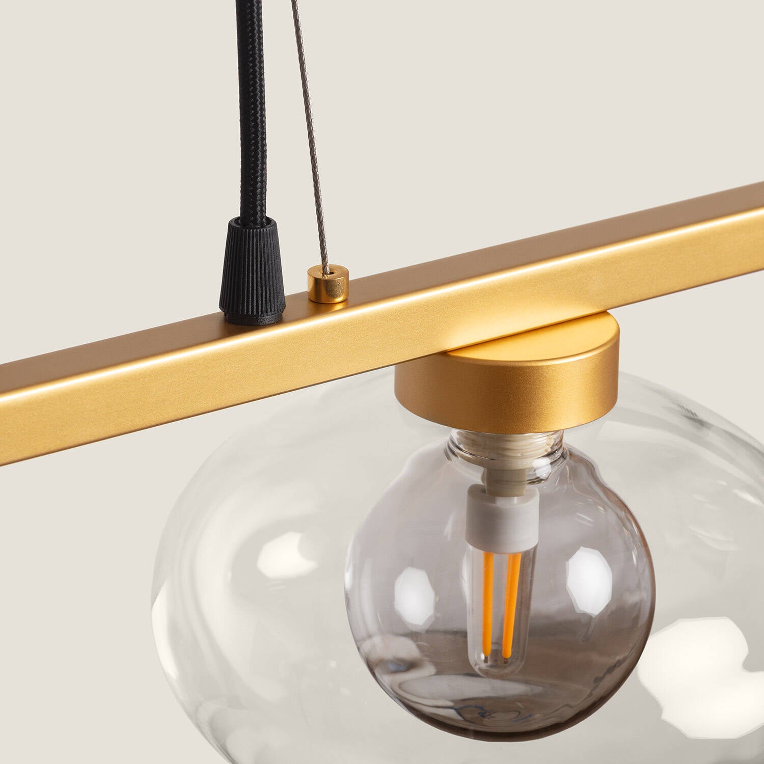 Lámpara Colgante Aluminio Hassi 5 Focos