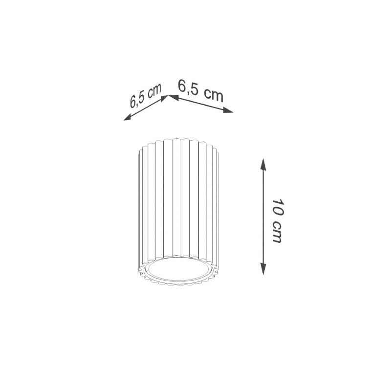 Aplique de Techo Karbon 10 SOLLUX