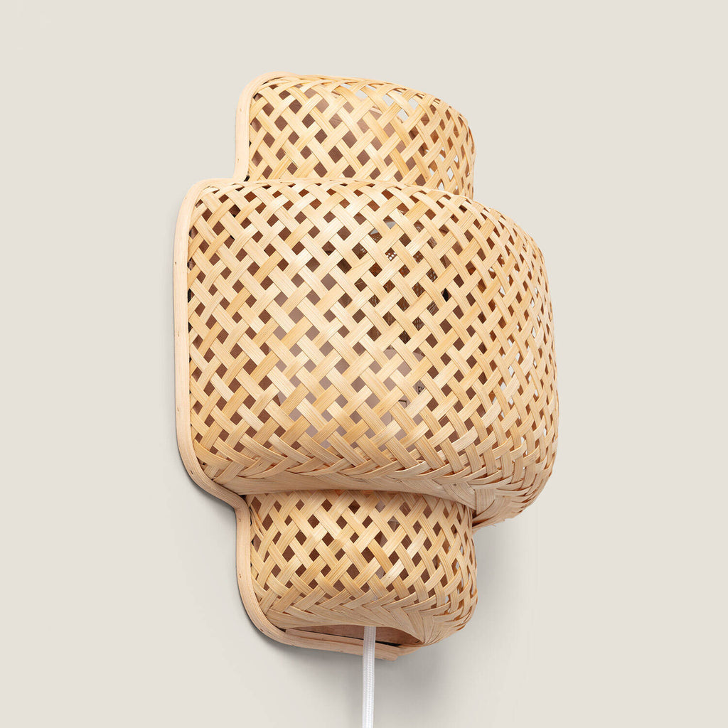 Aplique de Pared de Bambú Nagua