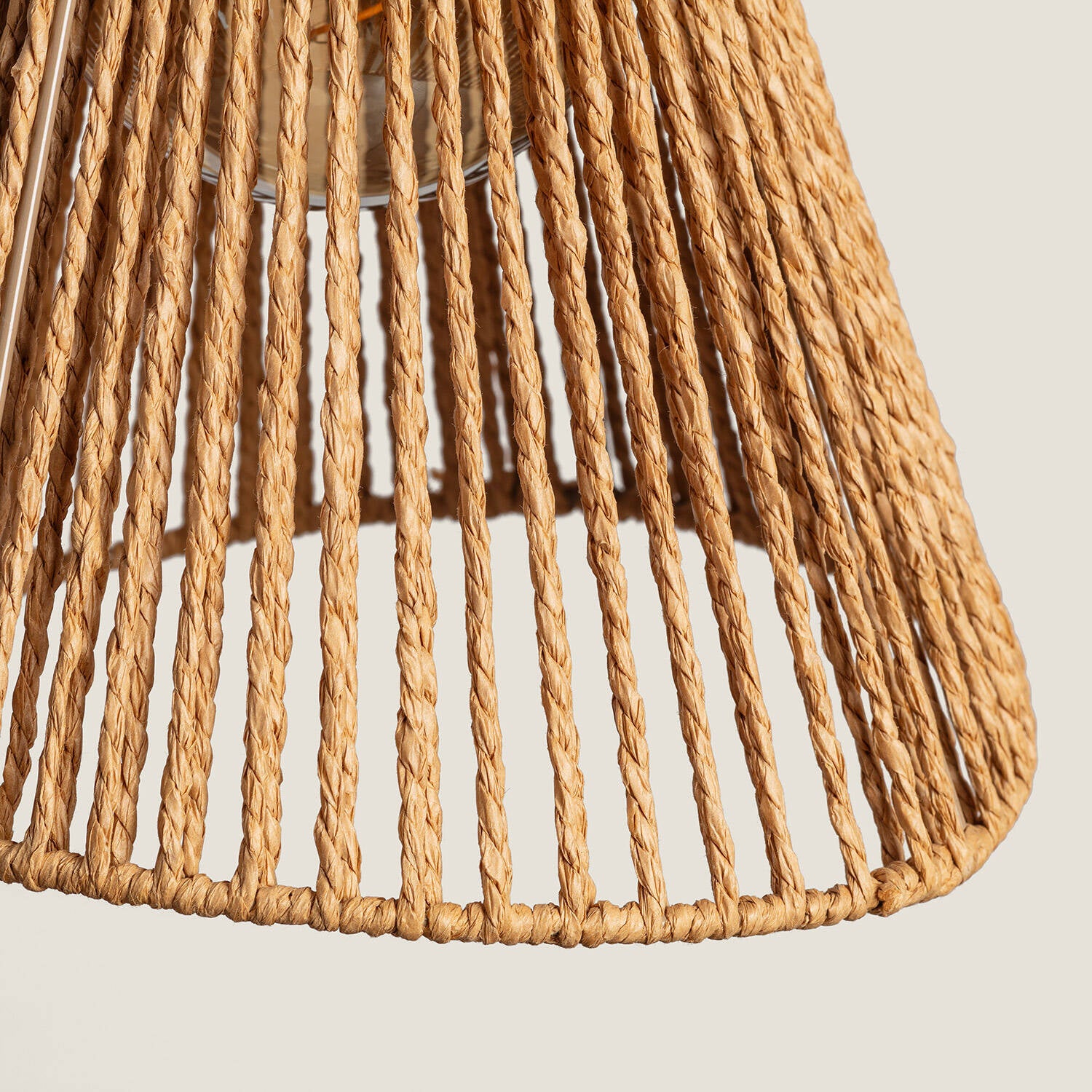 Lámpara Colgante Papel Trenzado Mikah