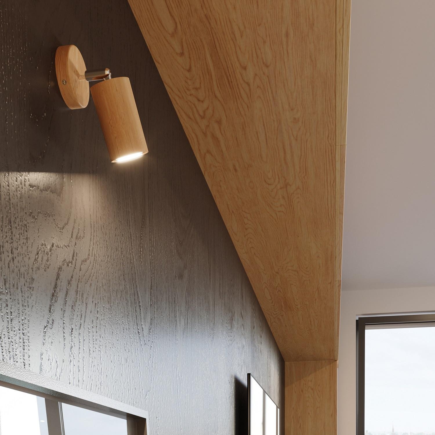 Aplique de Pared Berg Madera SOLLUX