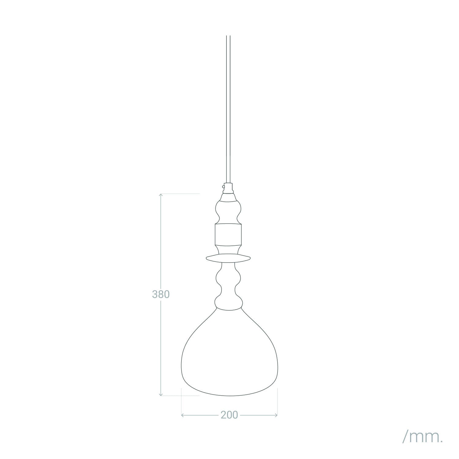 Lámpara Colgante Madera Zeda Eravur ILUZZIA