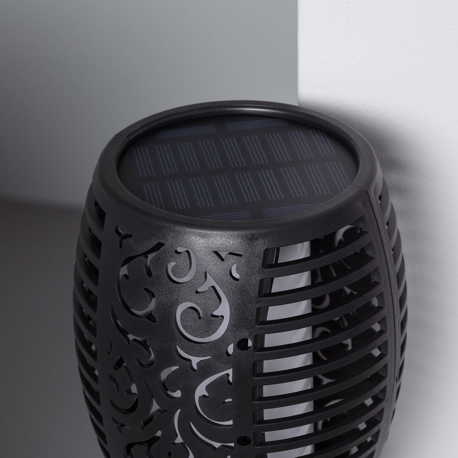 Antorcha LED Solar Efecto Llama con Pincho 1W 78cm