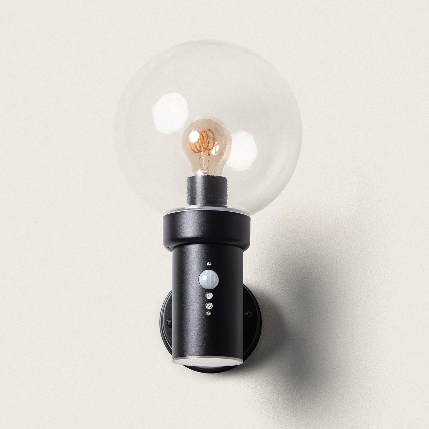 Aplique de Pared Exterior Acero Inoxidable con Sensor PIR Optic