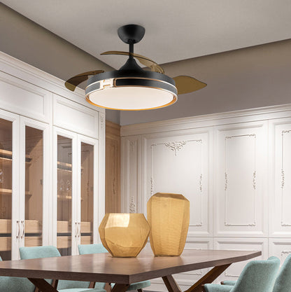 HERON LED Ceiling Fan White/Gold | Black/Gold Ø106cm
