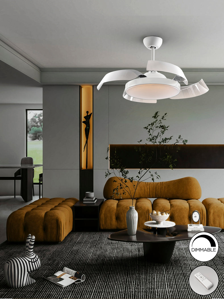 Ventilador de Techo LED ENZO Blanco | Negro Ø107cm