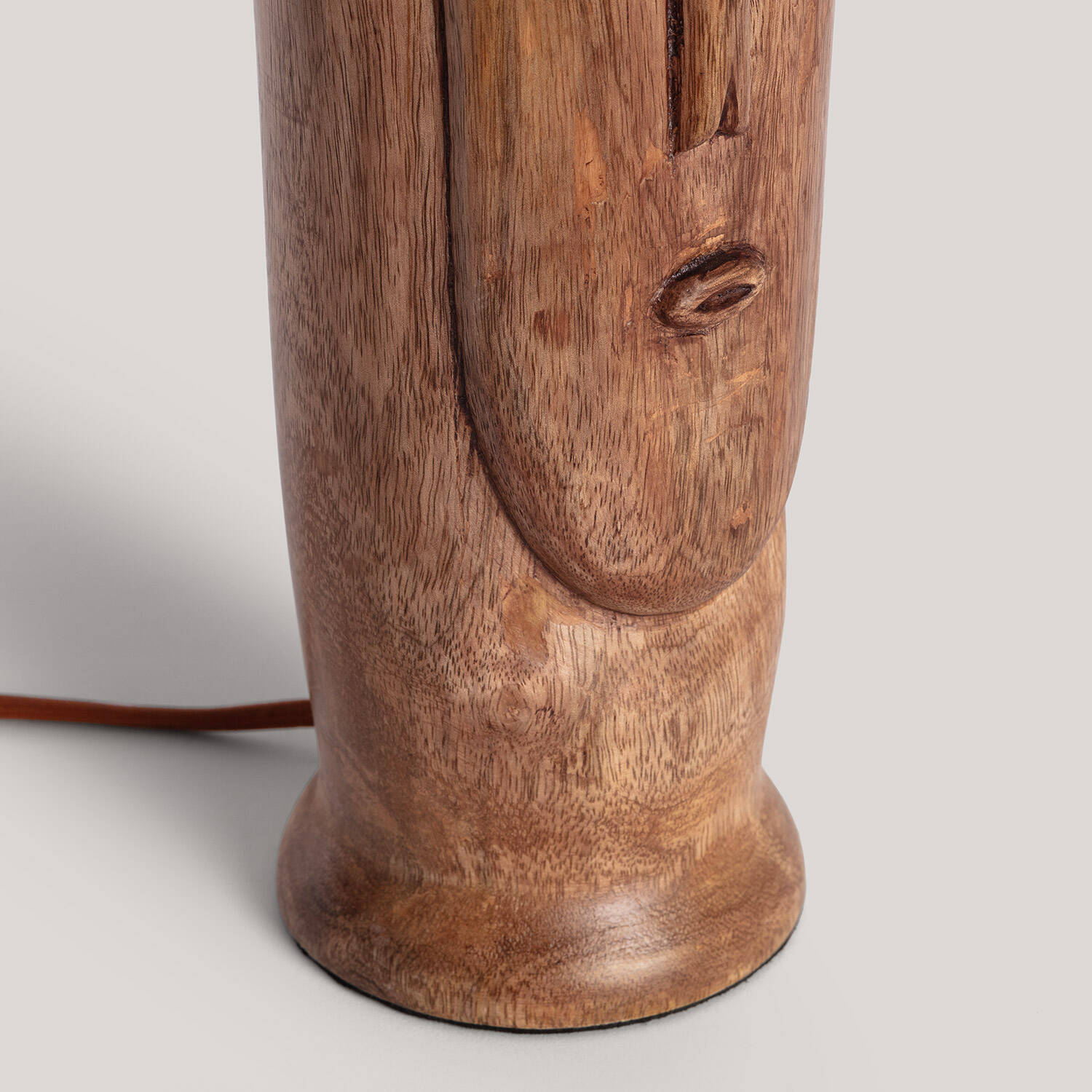 Lámpara de Mesa Madera Tótem ILUZZIA