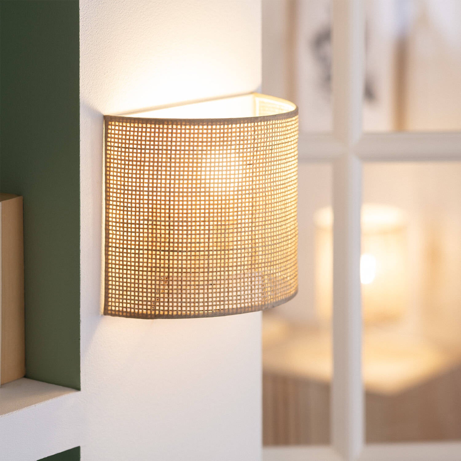 Aplique de Pared de Ratán Baracoa Nusu